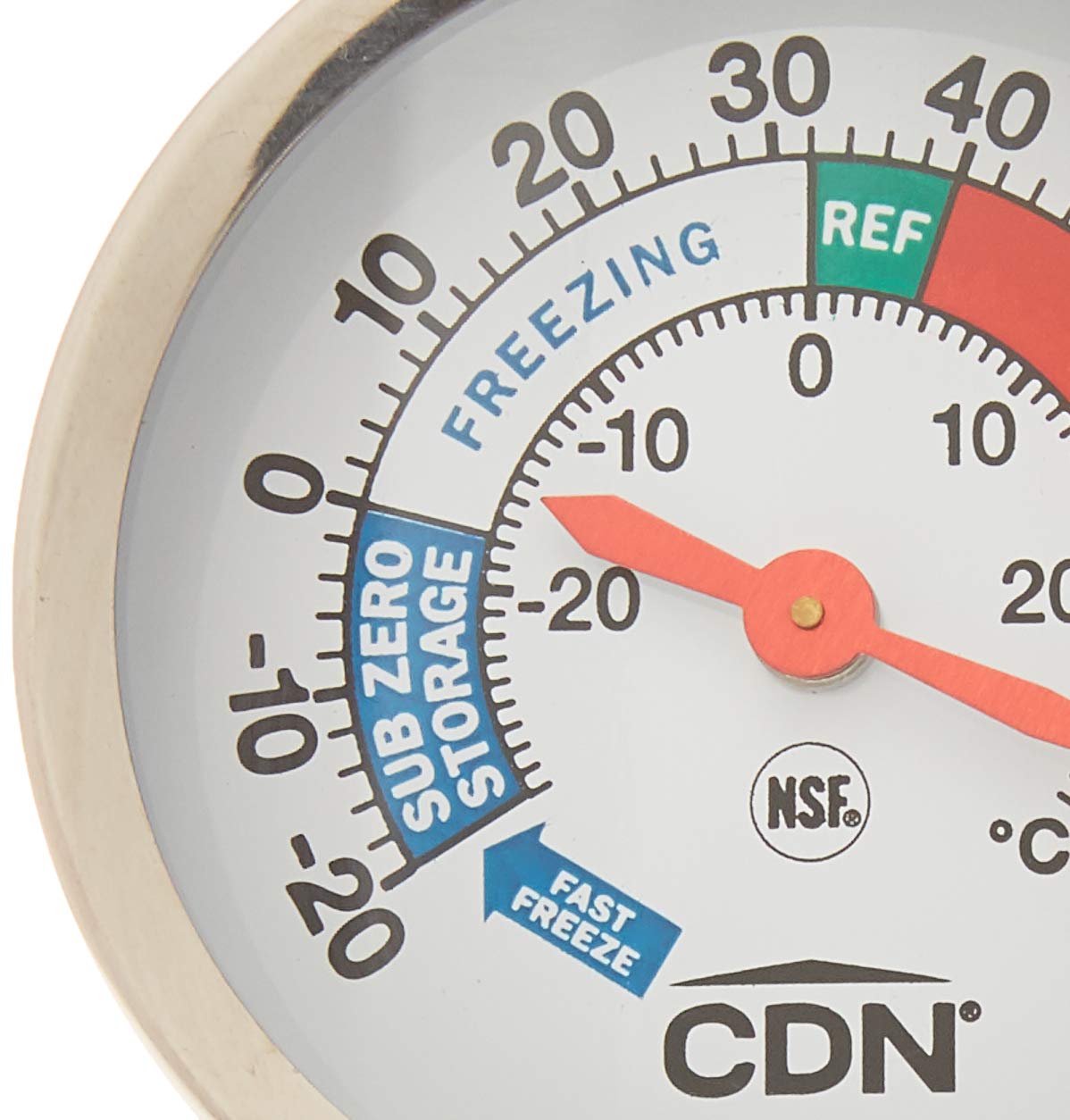 ProAccurate Heavy Duty Refrigerator Freezer Thermometer - Digital LCD Display, High Precision Temperature Sensor for Food Safety - Ideal for Home Kitchen, Restaurant, and Commercial Use