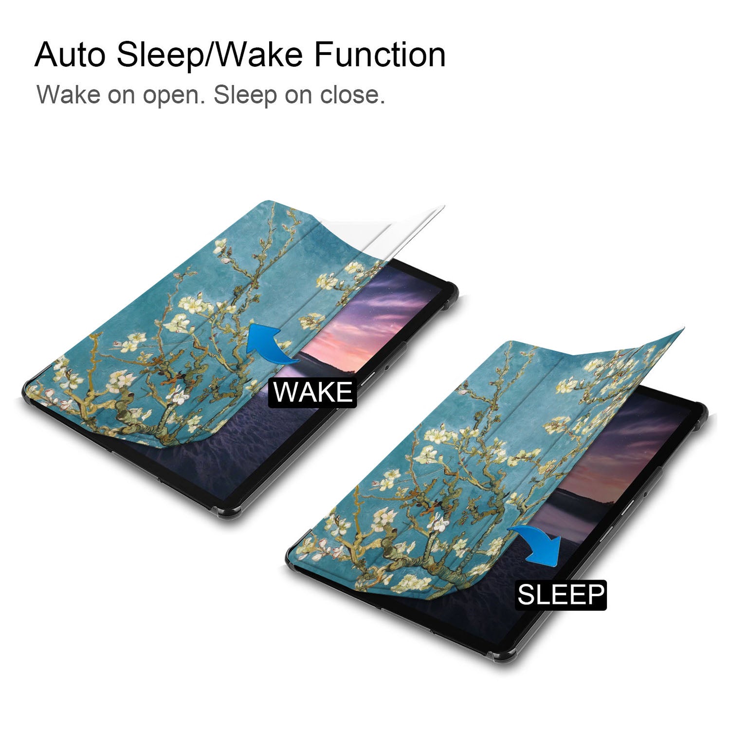 Samsung Tablet Case with Oil Painting Design - Durable Protective Cover for Samsung Tablets - Perfect for Home, Office, and Travel Use
