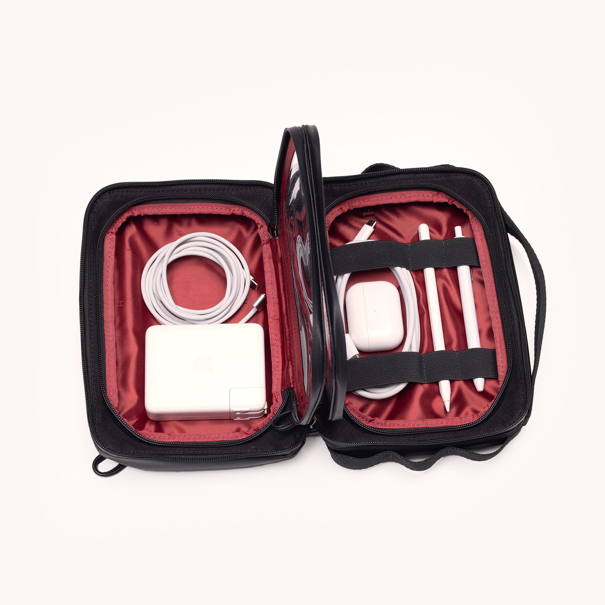Del Mar Dopp Kit - Water-Resistant Travel Toiletry Bag for Men & Women | Black & Gunmetal | Perfect for Gym, Camping, and Business Trips
