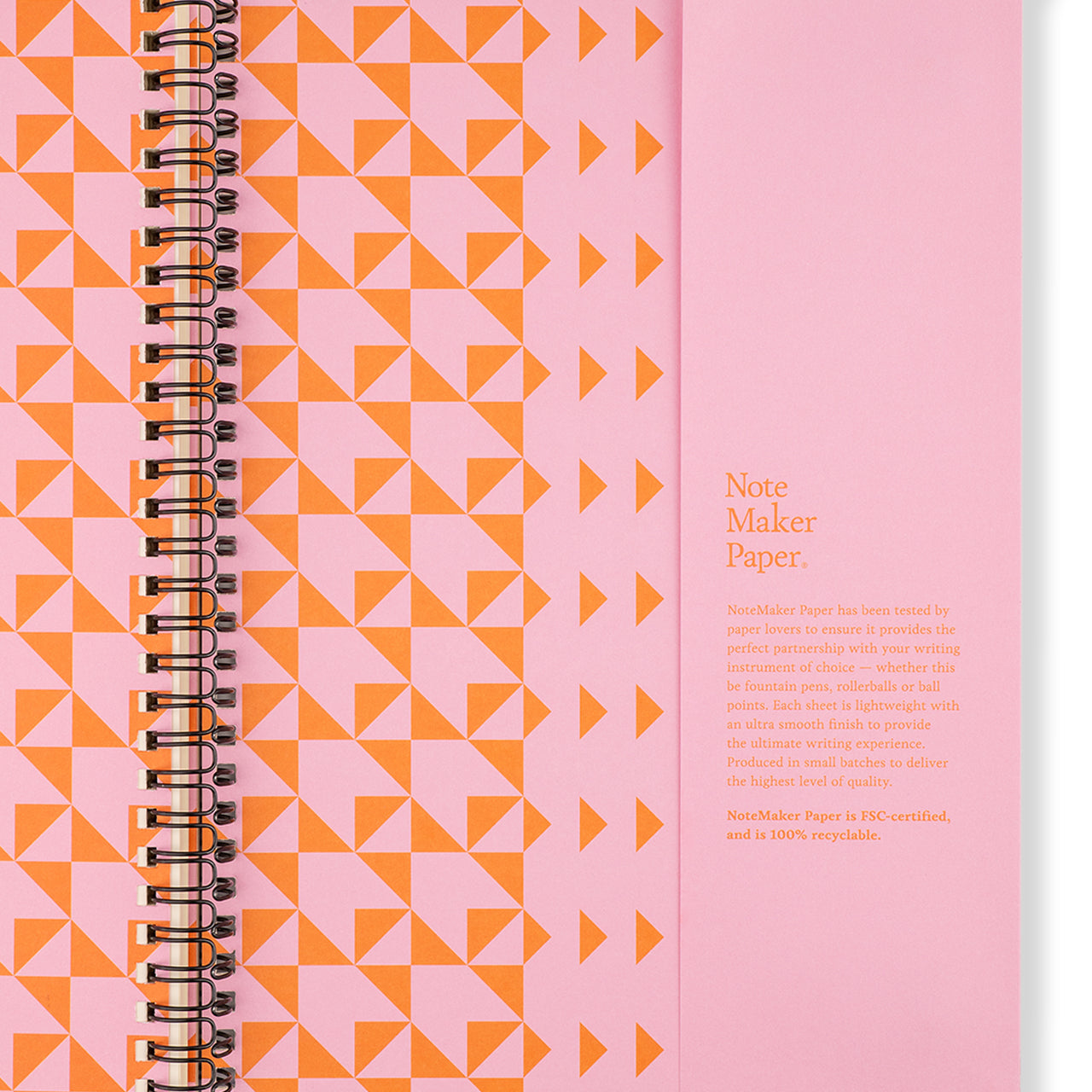Spiral Bright Notebook B5 Plain - 80 Sheets College Ruled Paper for School, Office & Journaling - Durable Wire Bound Notebook for Note Taking, Writing & Sketching