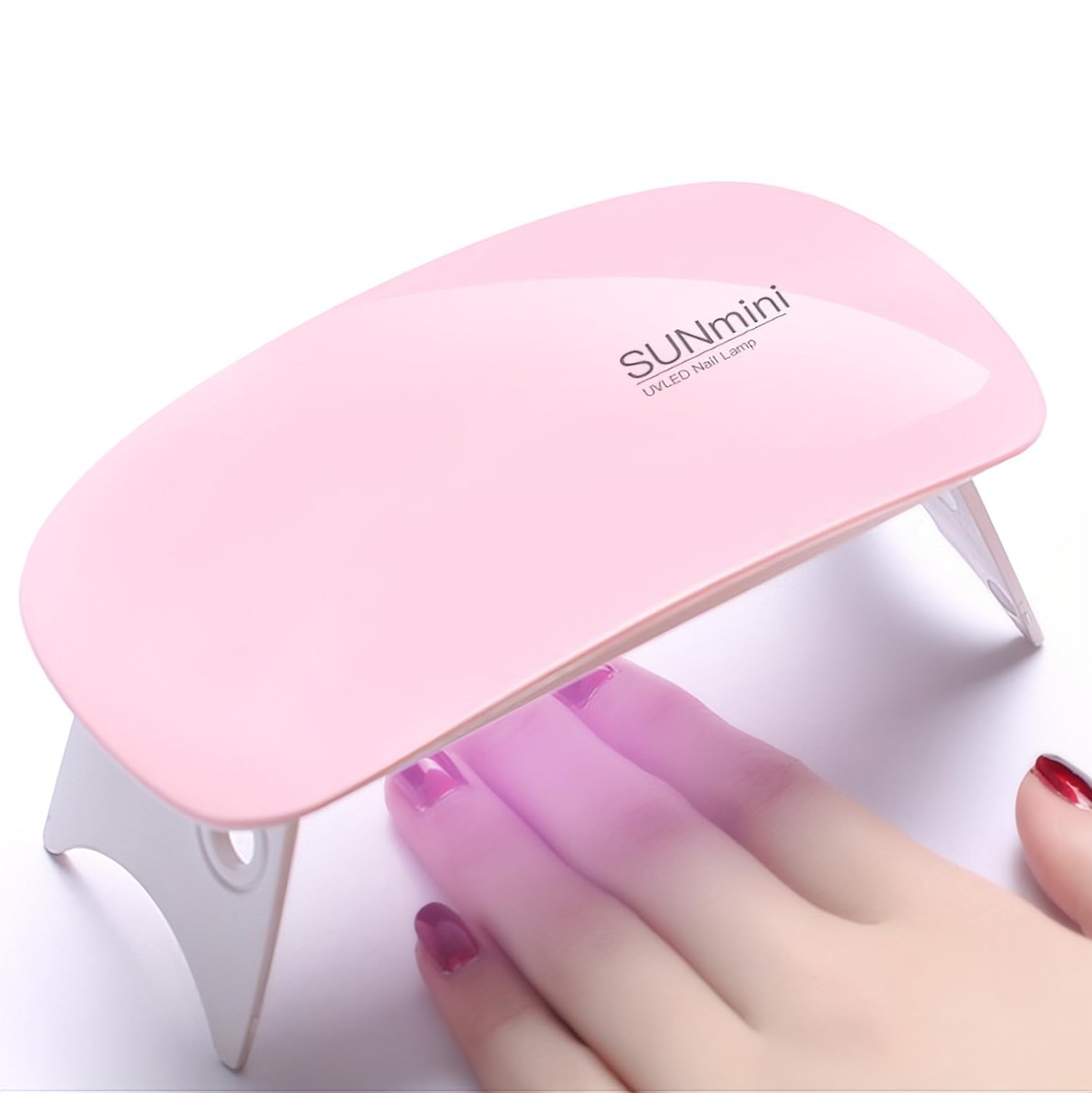 Portable 6W LED UV Nail Lamp for Gel Polish - Mini Nail Dryer for Women & Girls - Perfect for Home Manicures & Salon Nail Art