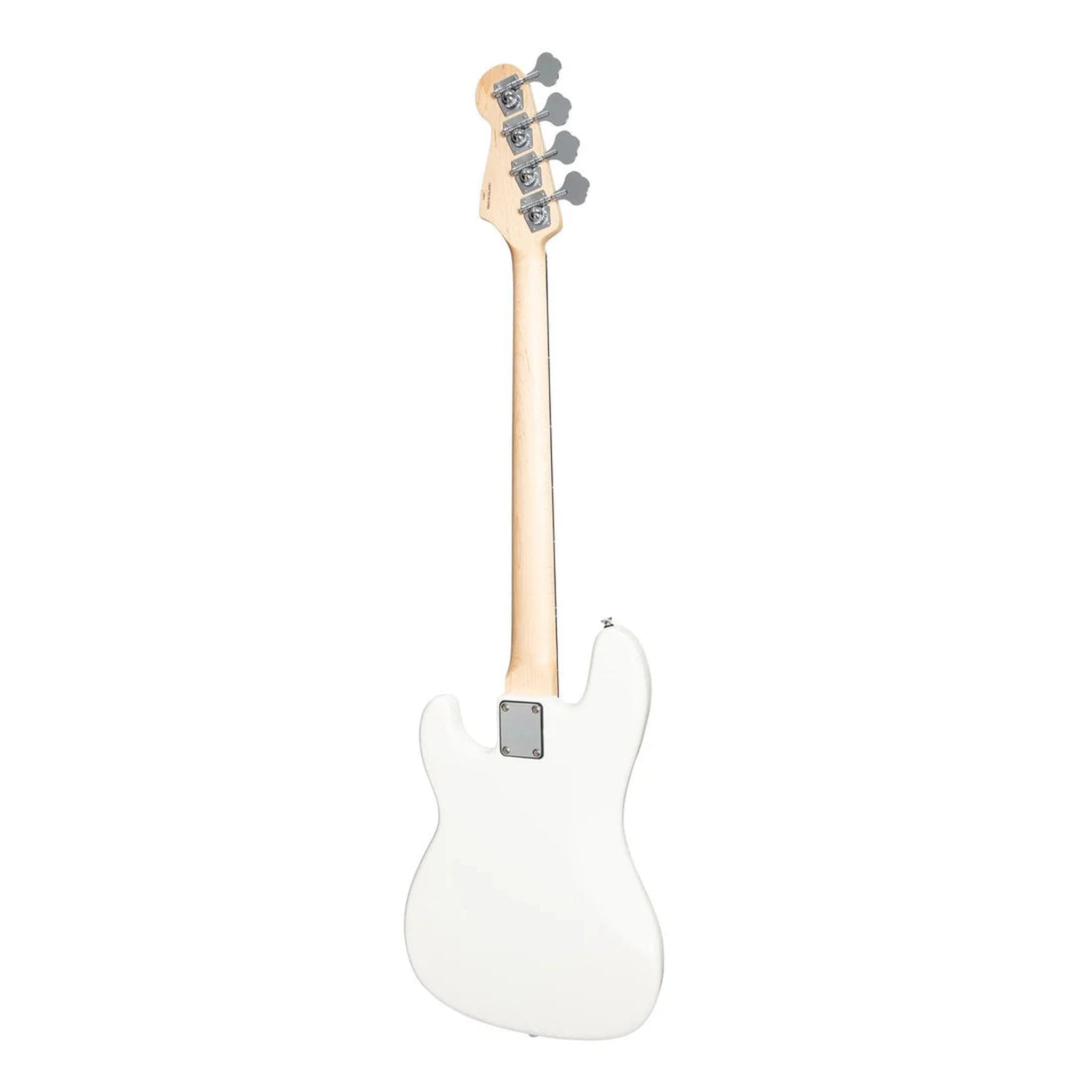 Casino P Style Electric Bass Guitar Pack with Amp - White | Perfect for Beginners, Live Performances & Home Practice