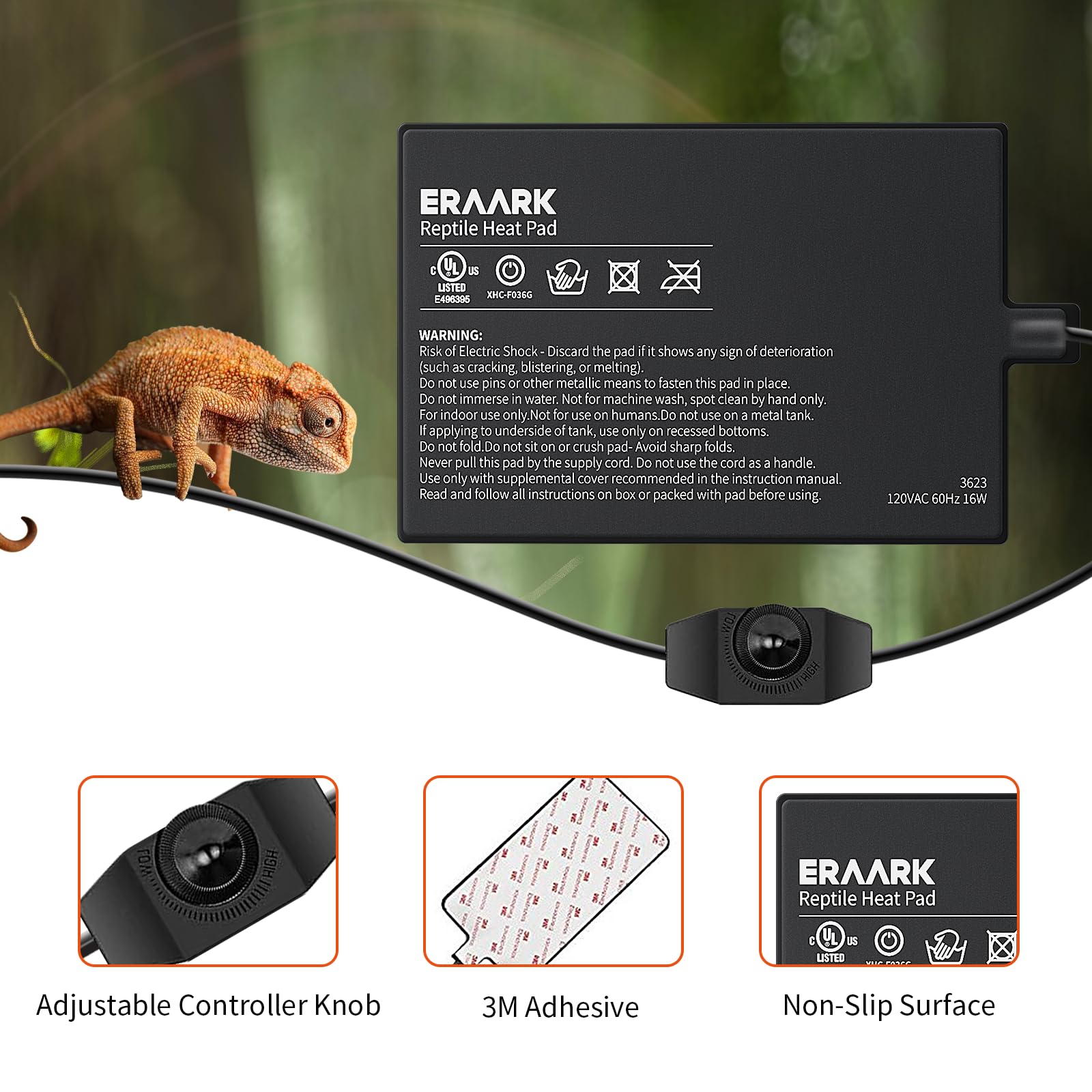 Adjustable Reptile Heating Pad 8