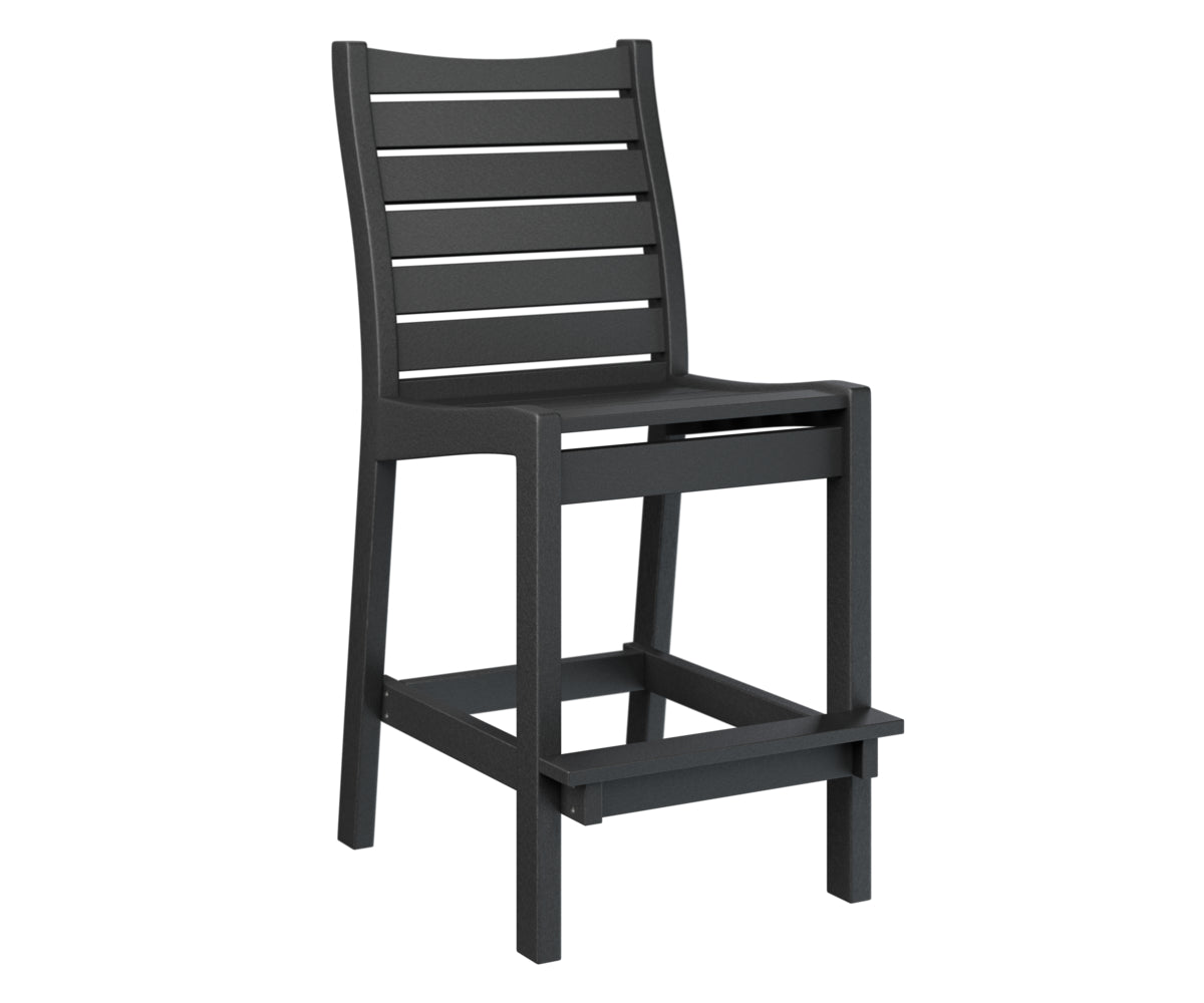 Berlin Gardens Bristol Bar Chair - Adjustable Height Outdoor Bar Stool for Patio, Deck, and Kitchen Counter - Perfect for Entertaining and Relaxing