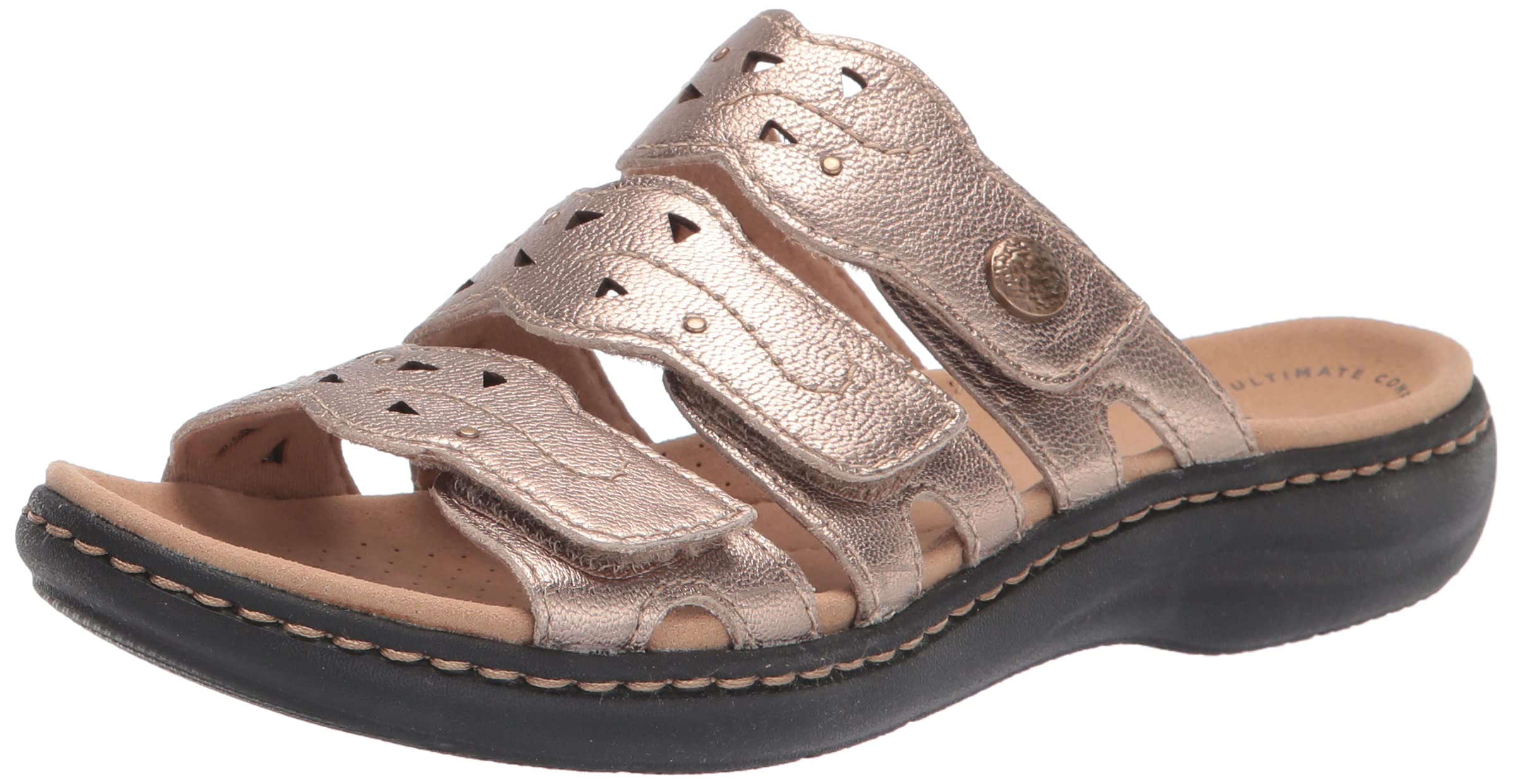 Clarks Women's Laurieann Echo Flat Sandal - Comfortable Casual Sandals for Women | Perfect for Summer, Beach, and Everyday Wear