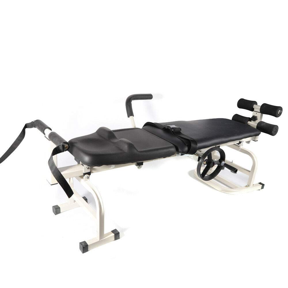 Foldable Traction Bed for Spine & Back Pain Relief - Cervical & Lumbar Stretching Device, Massage Table for Posture Correction | Perfect for Home Therapy, Chiropractic Care, and Pain Management