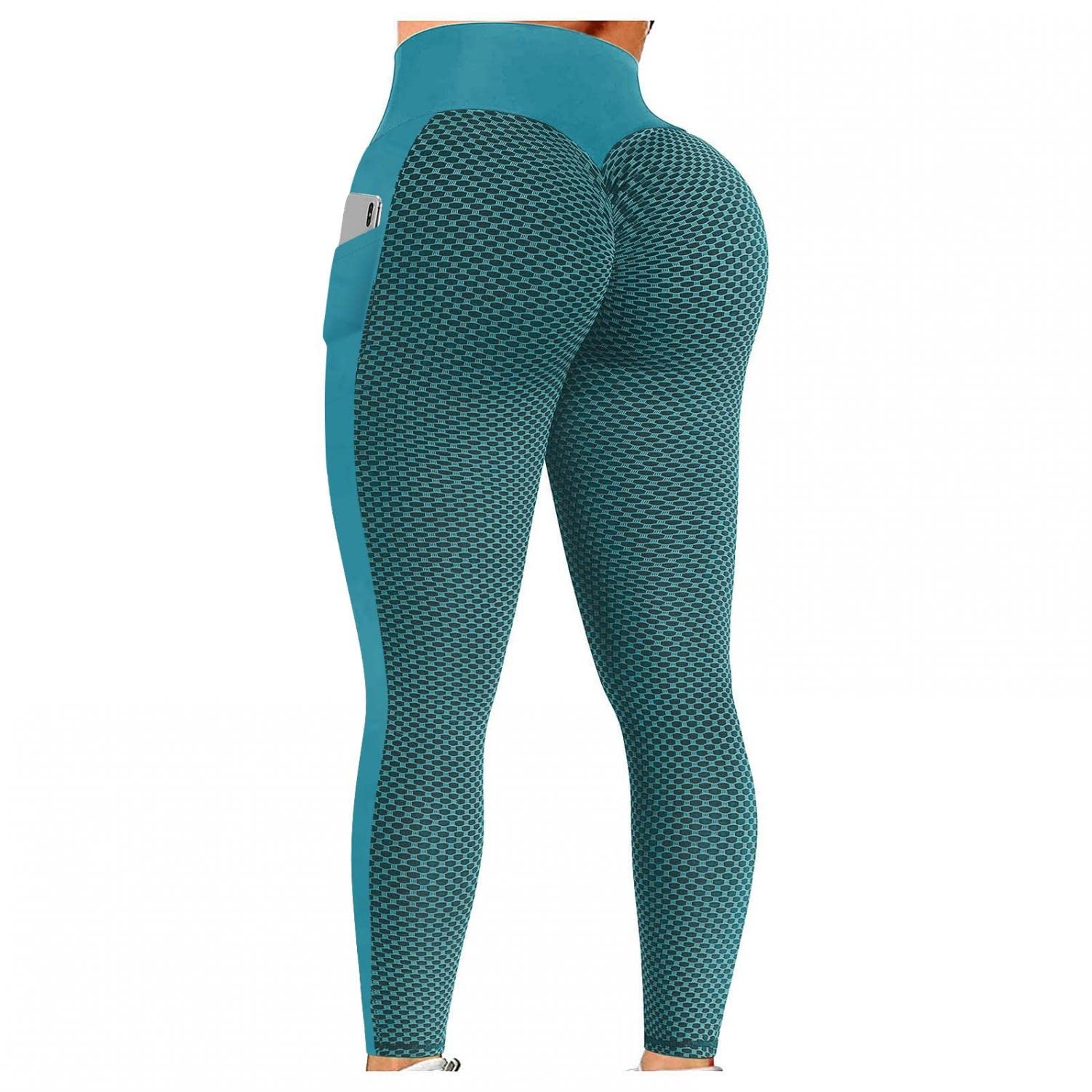 Women's High Waisted Yoga Pants with Pockets - Tummy Control Workout Leggings for Running, Gym & Lounge - Soft Stretchy Athletic Pants for Yoga, Pilates & Everyday Wear