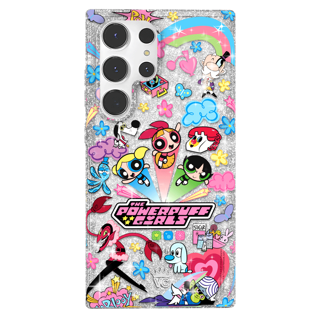 The Powerpuff Girls Girl Power Samsung Phone Case - Cute Cartoon Character Protective Cover for Samsung Galaxy S21/S20/Note 20 - Perfect Gift for Kids & Fans of The Powerpuff Girls TV Show