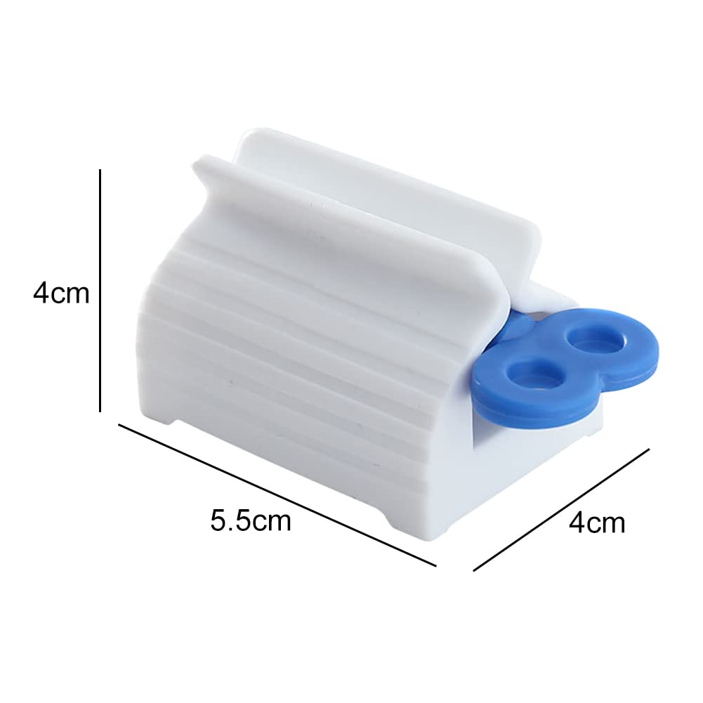 3-Pack Rotating Toothpaste Squeezer - Plastic Toothpaste Dispenser & Tube Roller for Bathroom & Kitchen Organization - Save Toothpaste & Cream - Perfect for Travel, Camping & Home Use