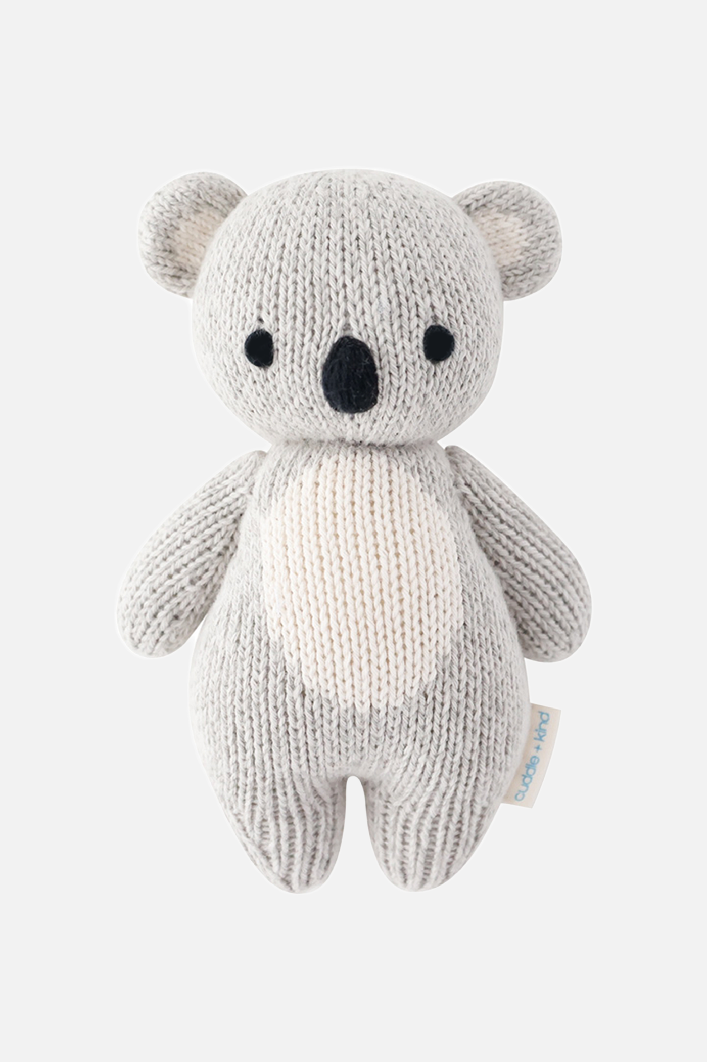 Cuddle+Kind Hand-Knit Organic Cotton Baby Koala Plush Toy - Soft & Huggable Stuffed Animal for Newborns, Toddlers & Kids | Perfect for Nursery Decor, Baby Showers & Cuddling