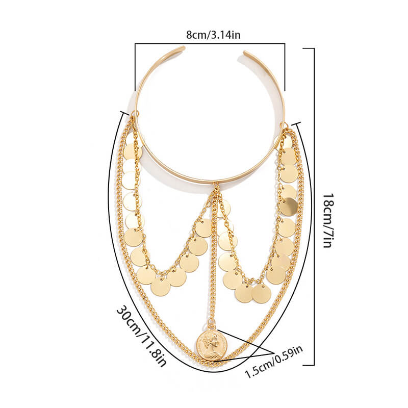 Elegant Tassel Open Arm Chains for Women - Boho Chic Layered Bracelet for Casual & Party Wear - Perfect for Festivals, Weddings & Everyday Style