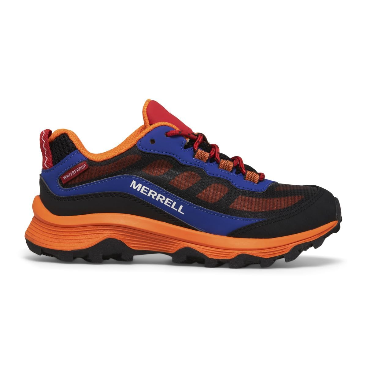 Merrell Kids Moab Speed Low Waterproof Hiking Shoes - Lightweight Trail Sneakers for Boys & Girls - Perfect for Outdoor Adventures, Camping & School Activities