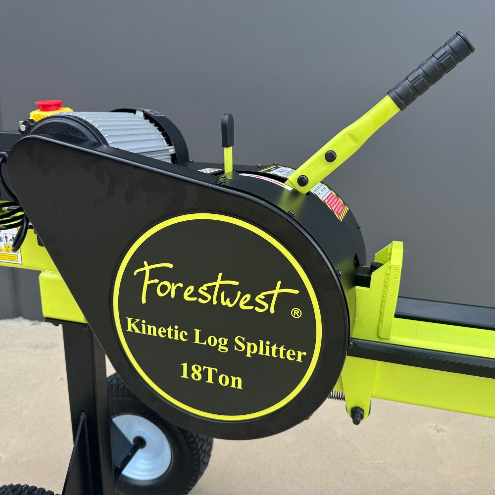 Forestwest 18 Ton Kinetic Log Splitter - 2200W Electric Firewood Splitter BM11097 for Home Heating, Wood Stove & Fireplace Use