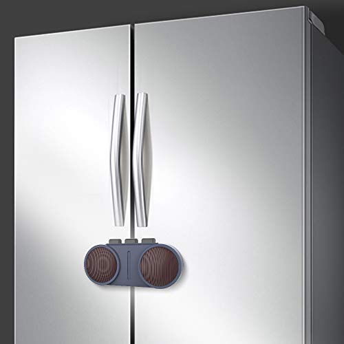 EUDEMON Baby Safety Refrigerator Lock - Childproof & Pet Proof Fridge Door Lock, Freezer Lock, Cabinet Lock - No Drill or Tools Needed, Easy Install with 3M Adhesive (Blue) - Perfect for Kitchen, Nursery & Pet Areas