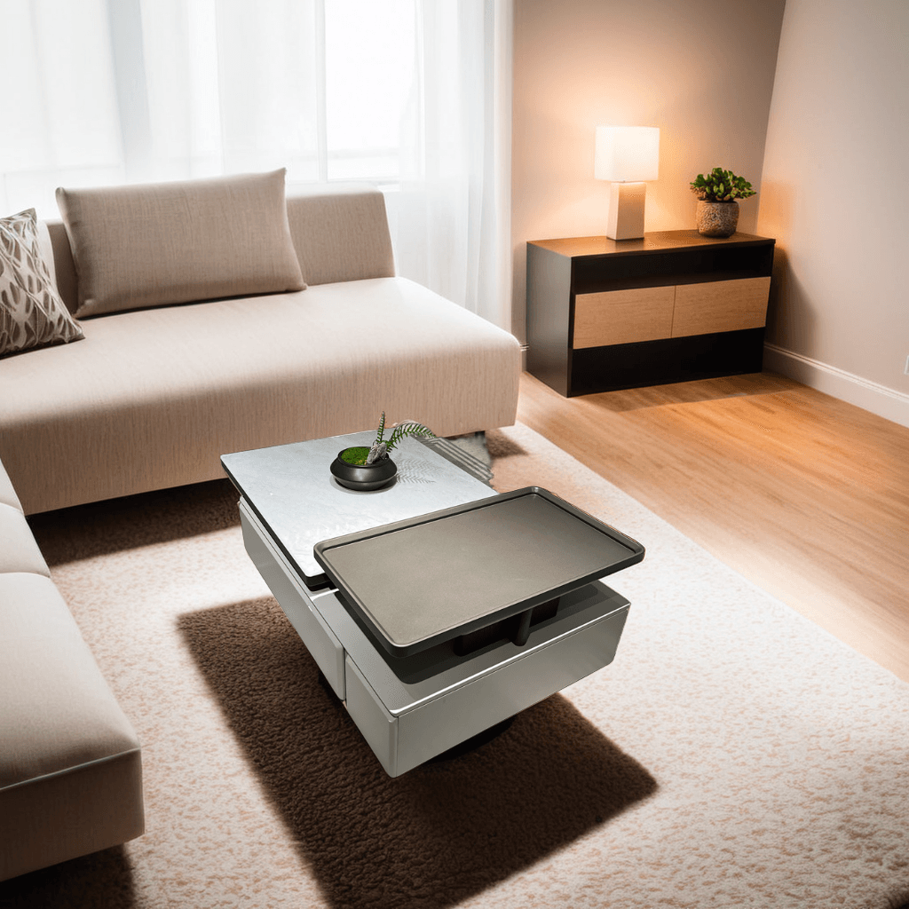 Jadone Modern Lift Top Coffee Table with Storage - Stylish Living Room Furniture for Small Spaces, Perfect for Remote Work & Home Organization