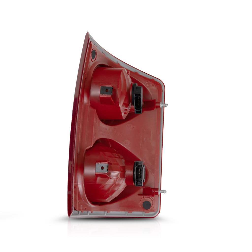 2006-2010 Dodge Dakota Driver Side Tail Light Assembly - CAPA Certified CH2818104 (55077605AD) with Bulbs | Perfect for Night Driving & Vehicle Safety Upgrades