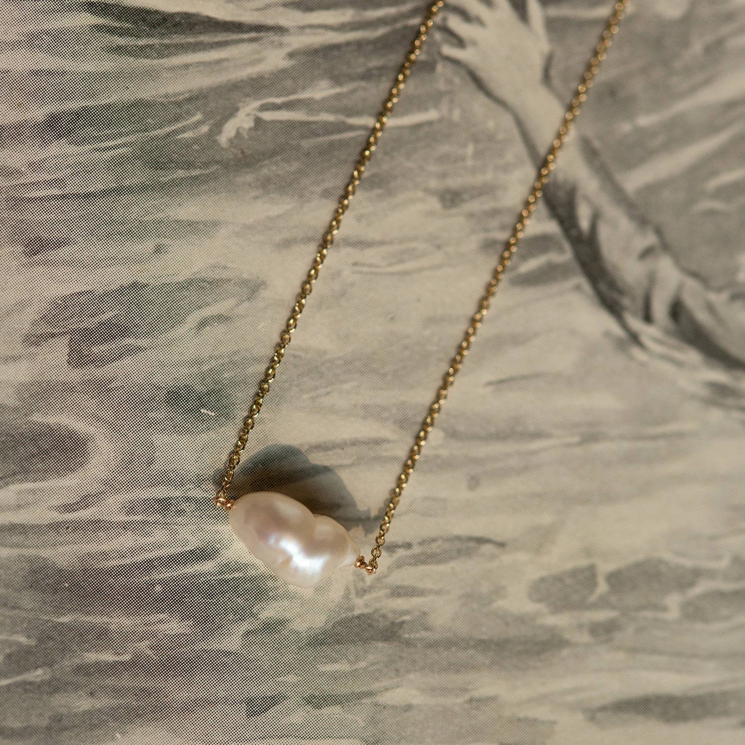Sofia Perla 14K Yellow Gold Pearl Necklace - Elegant Dainty Jewelry for Women, Perfect for Weddings, Parties & Everyday Wear