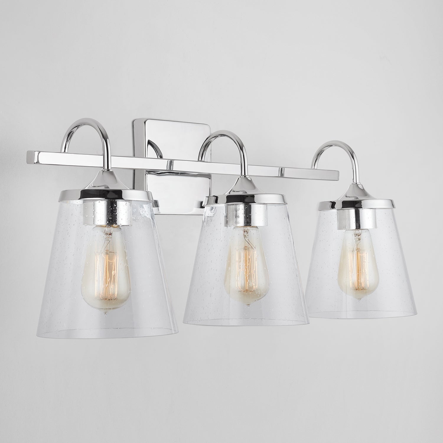 Capital Lighting Three Light Vanity - Modern Bathroom Light Fixture for Mirror, Makeup & Dressing Area - Perfect for Home, Apartment & Hotel Decor