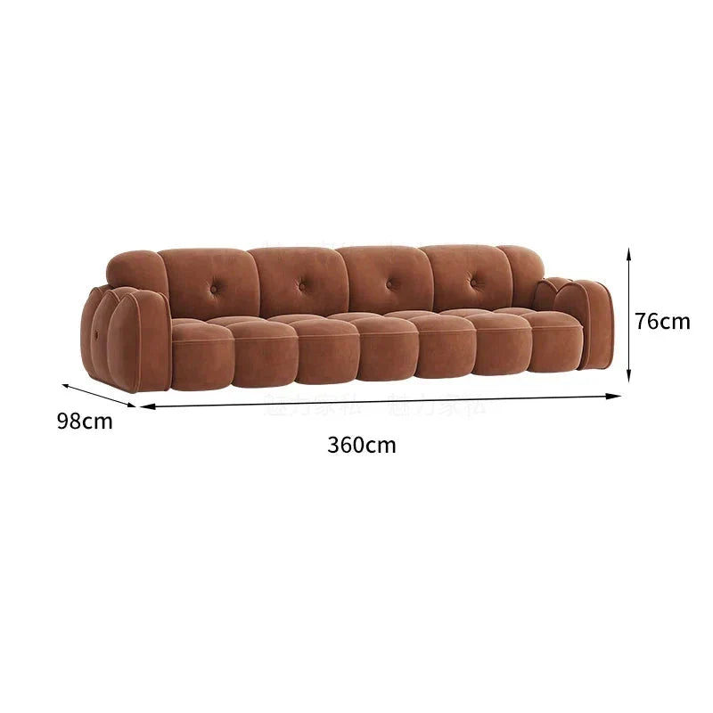 Minimalist Luxe Luxury Lazy Sofa Set - Modern Comfortable Lounge Furniture for Living Room, Bedroom & Apartment - Perfect for Relaxing, Reading & Entertaining