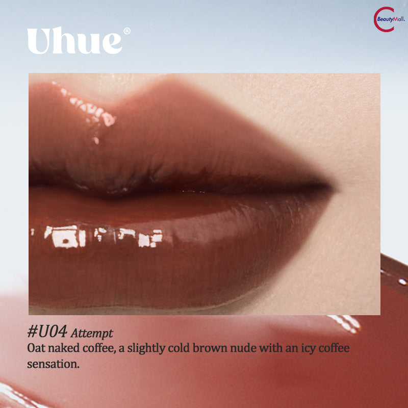 Uhue 6D Diamond Mirror Lip Gloss - Shiny Long Lasting Lip Glaze for Women, Perfect for Parties, Dates & Everyday Wear