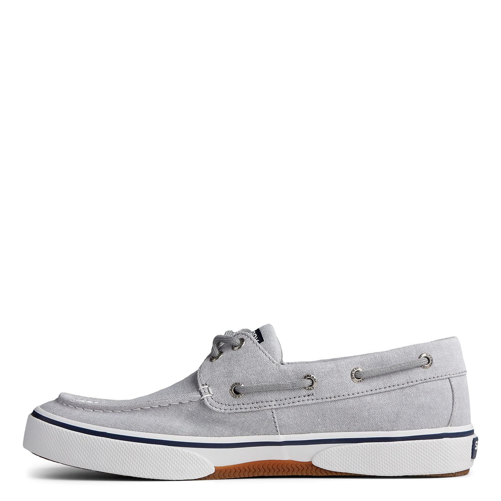 Sperry Men's Halyard 2-Eye Canvas Boat Shoes - Comfortable Non-Slip Deck Shoes for Sailing, Boating & Casual Wear