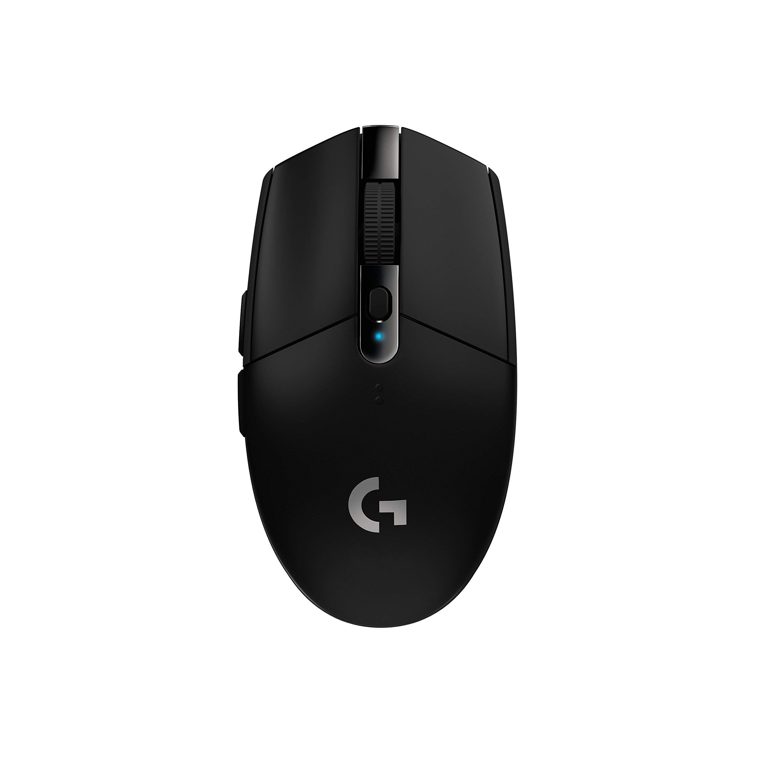 Logitech G305 LIGHTSpeed Wireless Gaming Mouse - Black (Renewed) | High Performance Optical Sensor, 12,000 DPI, 6 Programmable Buttons | Perfect for PC Gaming, Esports & Office Work
