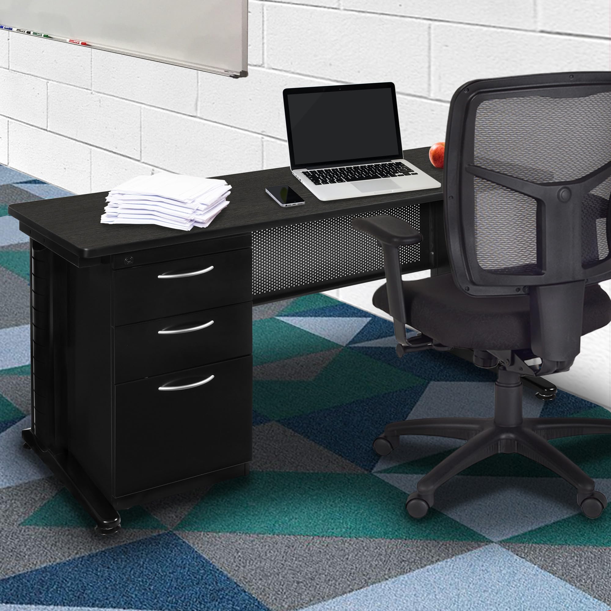 Regency Single Pedestal Office Desk 66