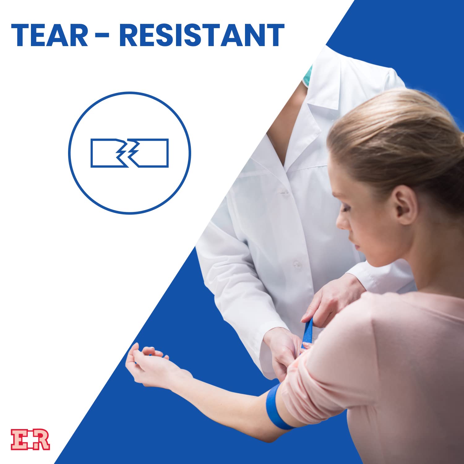 Latex-Free Tourniquet - Medical Emergency First Aid Kit Essential for Blood Draw, IV Insertion & First Responders | Perfect for Hospitals, Clinics & Home First Aid Kits
