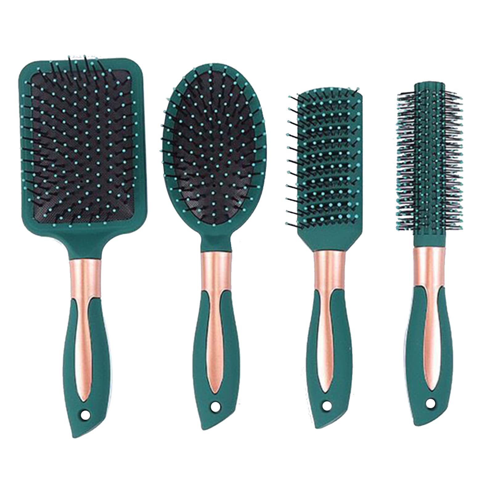 Anti Static Hair Brush Set for Women & Men - Detangling & Shine for Wet/Dry Hair at Home & Travel