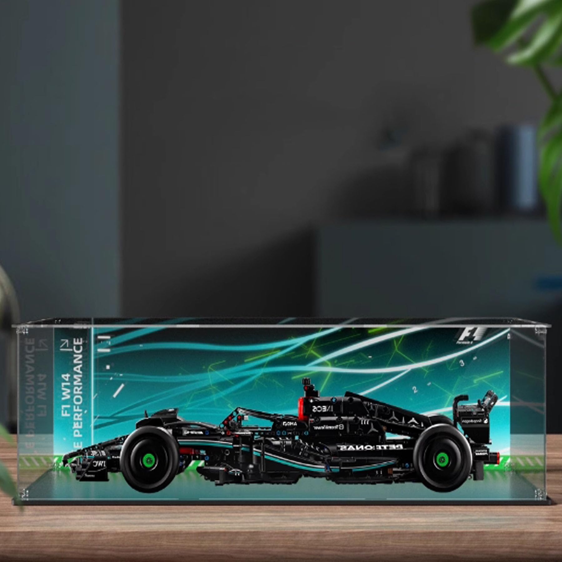 Acrylic Display Case for Lego 42171 Racing Model Kit - Transparent Dustproof Showcase Box for Collectible Dolls & Toys | Perfect for Home Decoration, Office Display, and Gift Presentation