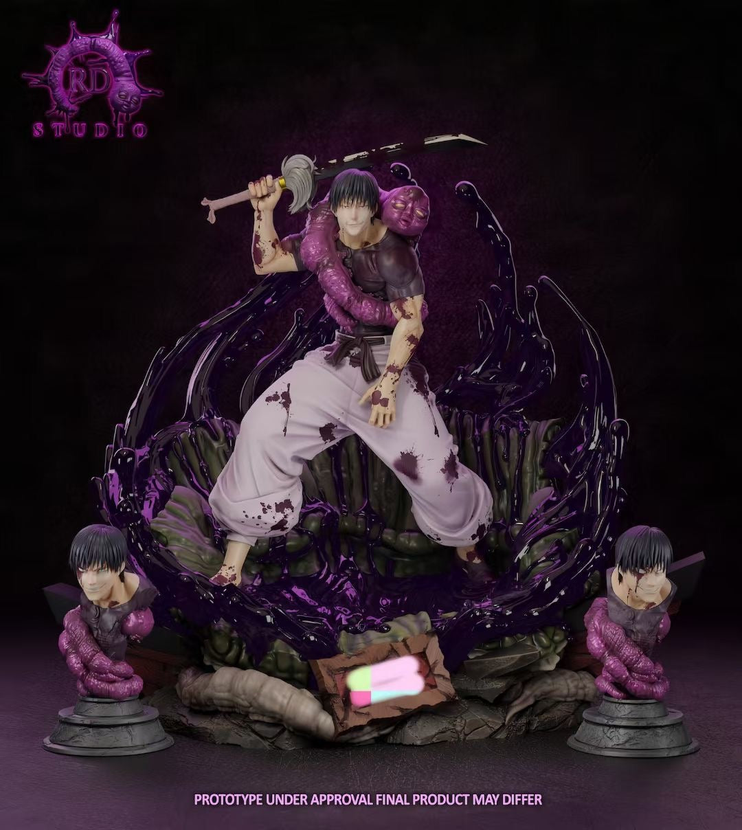 RD Studio Fushiguro Toji Anime Figure - Jujutsu Kaisen Collectible Action Figure for Fans & Decor | Perfect for Display, Gifts, and Anime Collections