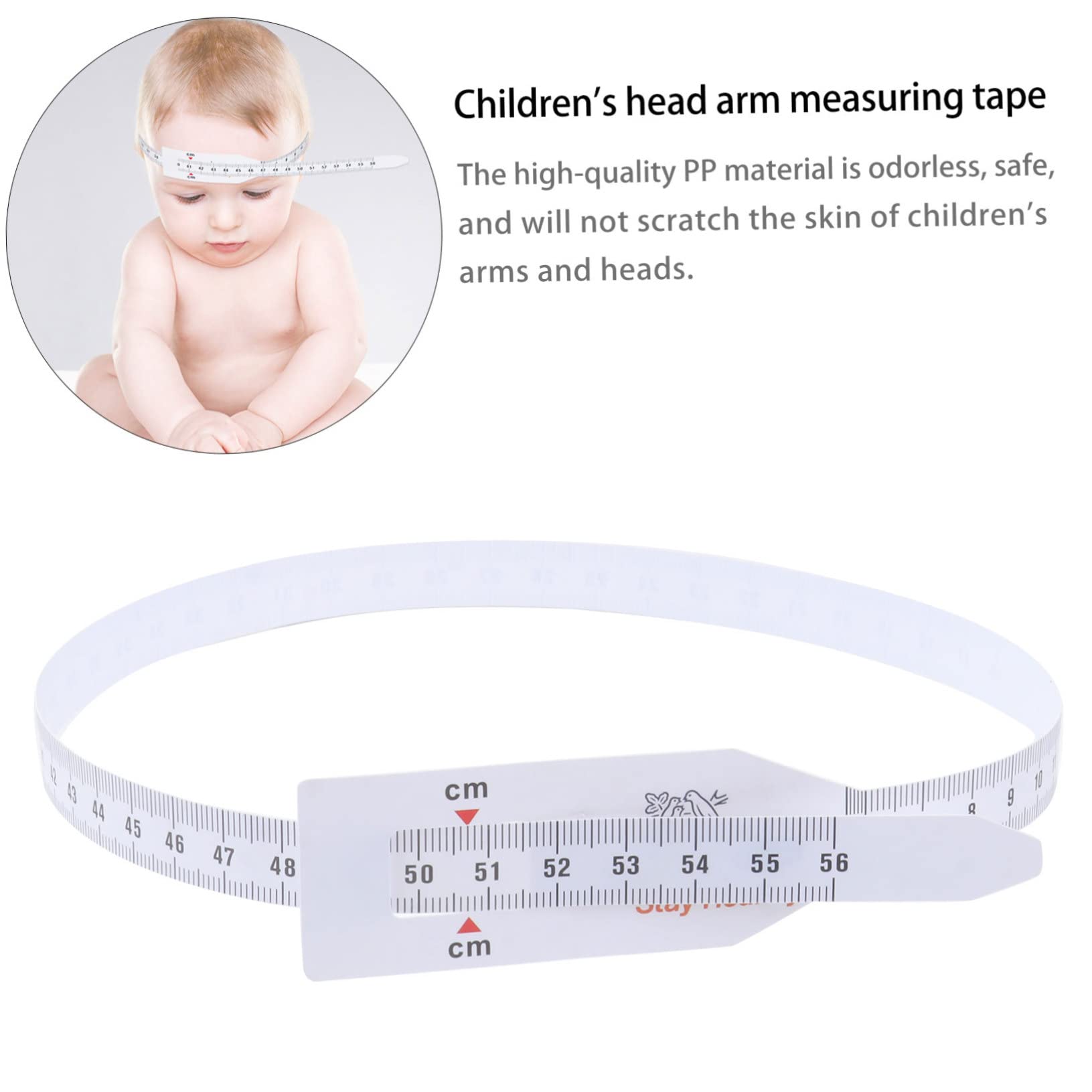 COHEALI 18-Piece Double Sided Tape Measure for Head Circumference & Length Measurement - Baby Growth Tracking Ruler for Toddlers & Infants - Perfect for Pediatric Checkups, Newborn Photos, and DIY Craft Projects