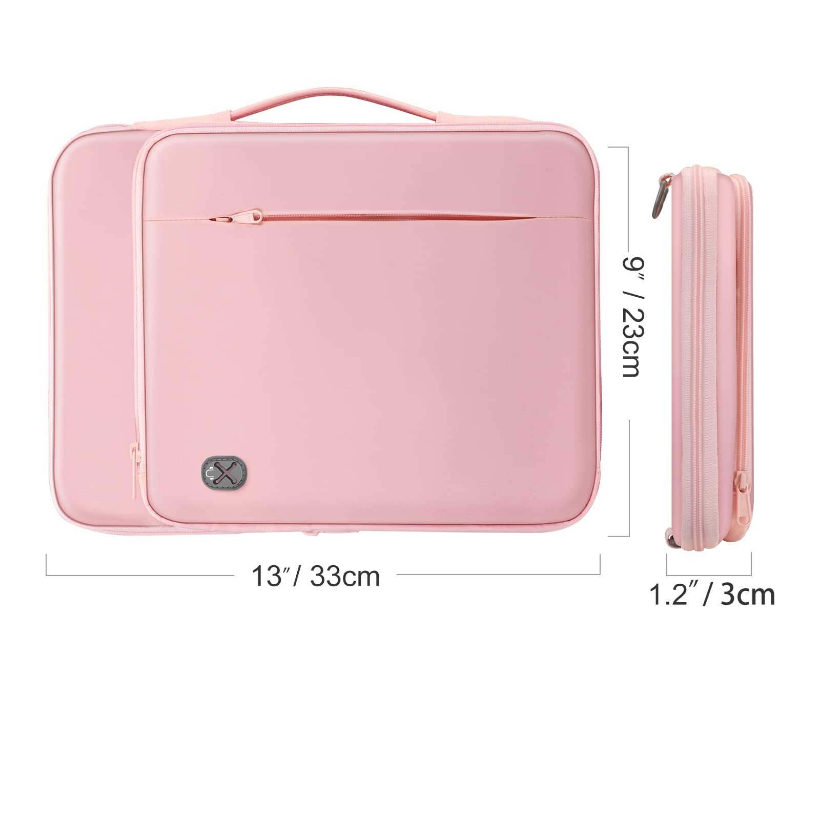 FINPAC 12.9-13 Inch Tablet Laptop Sleeve Case - Protective Briefcase Shoulder Bag for MacBook Pro 2023/2022, MacBook Air M2/M1, iPad Pro 12.9/Air - Perfect for Work, School & Travel Accessories