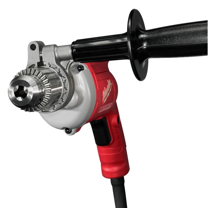 20-1/2 Inch 8A Magnum Heavy Duty Drill - 850 RPM High Power for Metal, Wood & Masonry Drilling