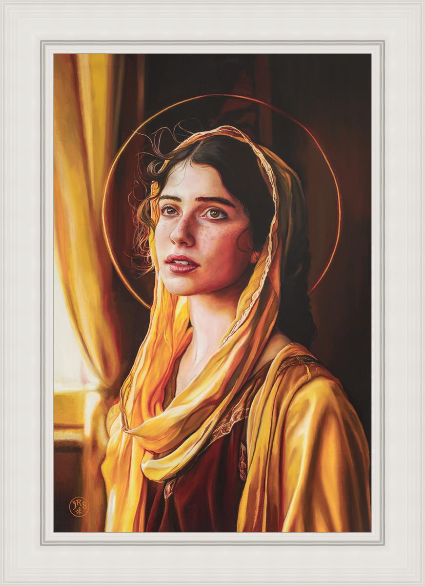 Graceful Illumination - Portrait of Madeleine | Elegant Wall Art for Home Decor, Living Room & Office