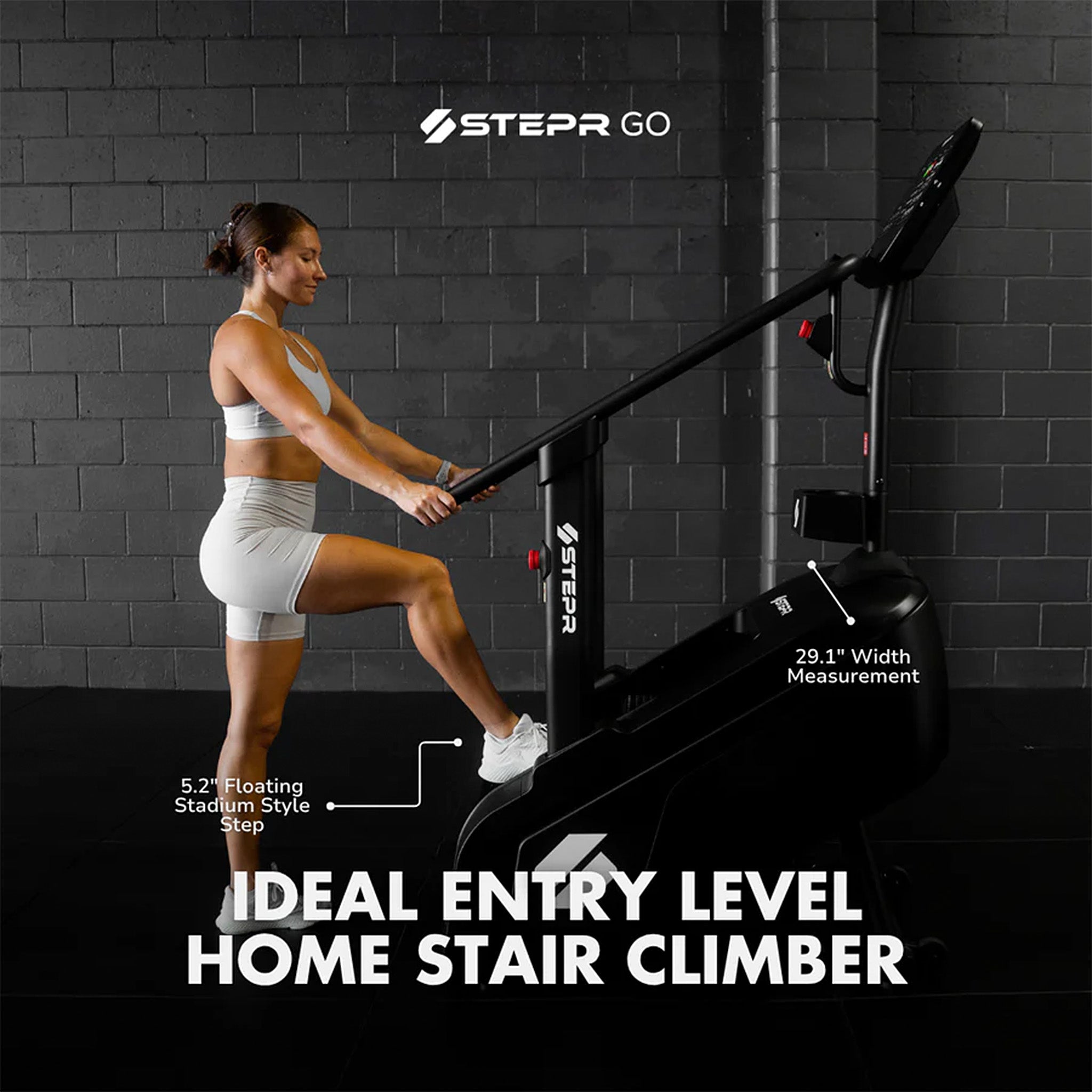 STEPR PRO Stair Climber - Portable & Foldable Stepper Machine for Home Workout - Perfect for Cardio, Leg & Glute Training - Ideal for Small Spaces & Apartment Fitness