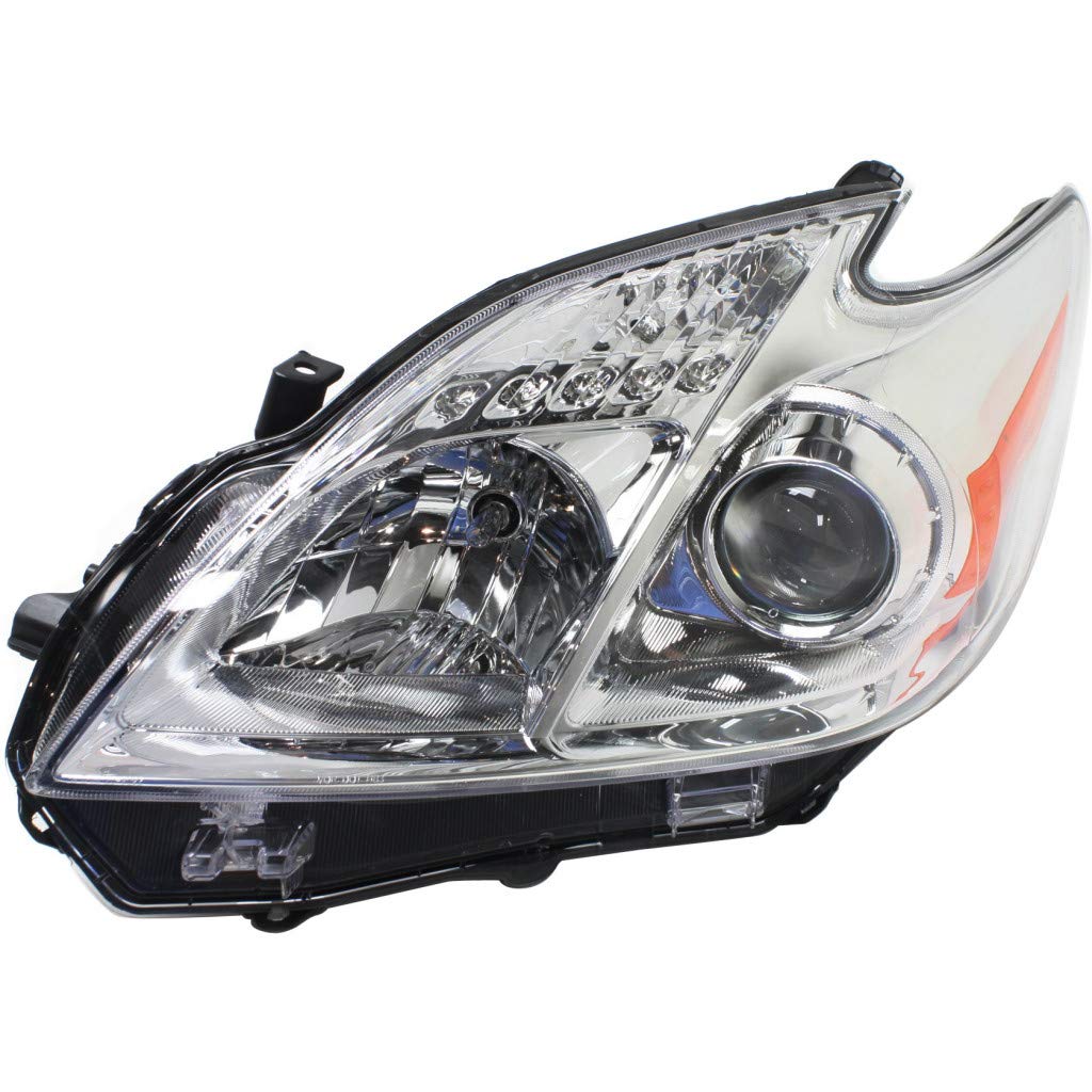 2012-2015 Toyota Prius Driver Side Headlight Replacement - OEM 8117047520 - Perfect for Night Driving & Foggy Conditions