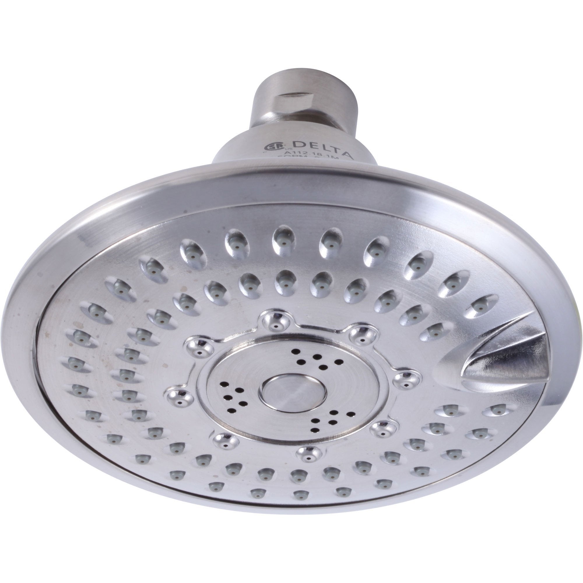 Delta 5-Setting Touch Clean Shower Head - Stainless Steel Finish (Model 565547) - Perfect for Bathroom Renovation & Spa-Like Shower Experience