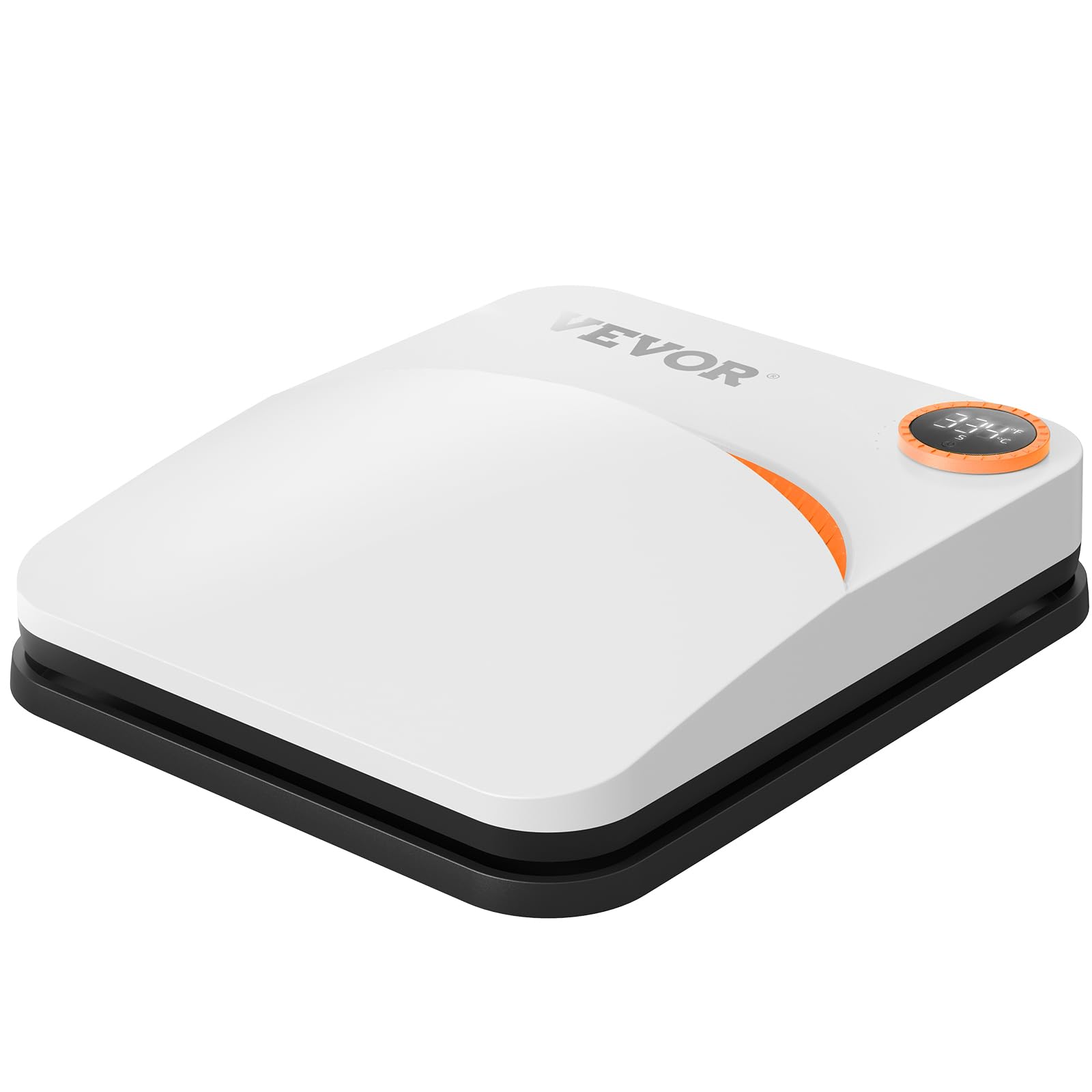 VEVOR 7x6 Inches Portable Heat Press Machine for T-Shirts, Bags, HTV & Pillows - Multifunctional Sublimation Transfer Press with Teflon Coating - Perfect for DIY Vinyl Projects, Home Crafting & Small Business Printing