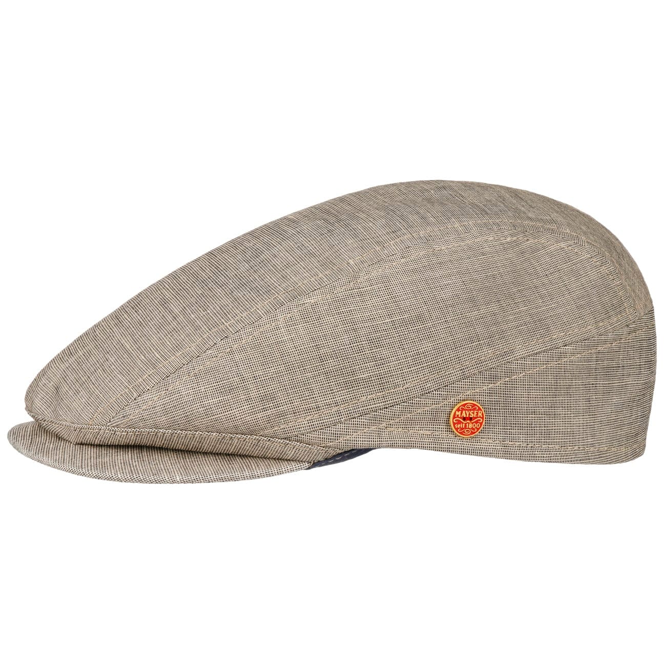 Mayser Delian UV Protection Flat Cap for Men & Women - Sun Hat for Outdoor Activities, Golf, Hiking, and Travel