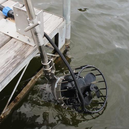 Kasco Universal De-Icer Dock Mount - Heavy Duty Ice Melter for Boats, Docks & Marine Use - Winter Boat Maintenance & Safety Accessory