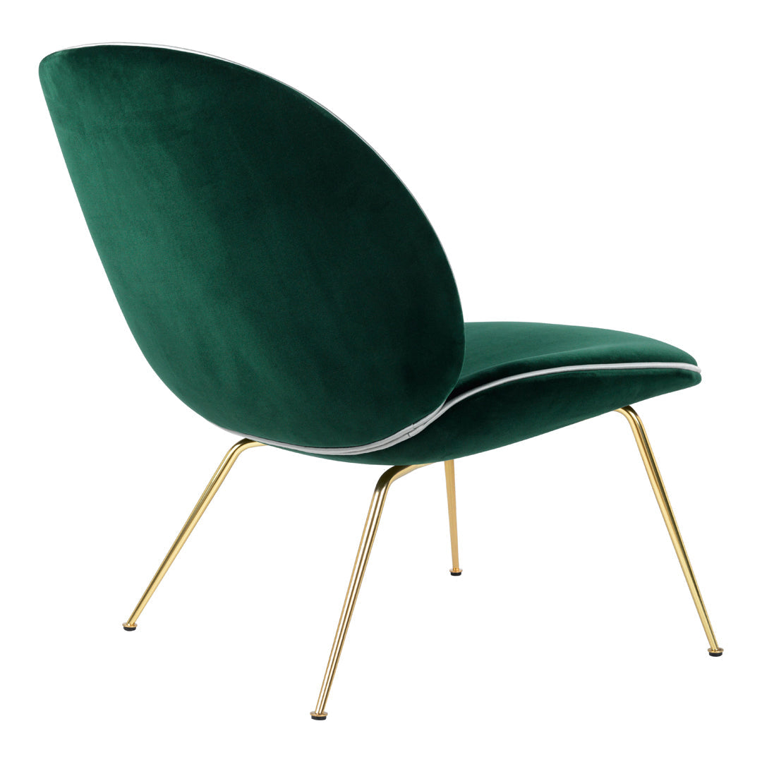 Modern Beetle Lounge Chair with Conic Base - Stylish Mid-Century Accent Chair for Living Room, Bedroom, or Office - Perfect for Relaxing & Reading