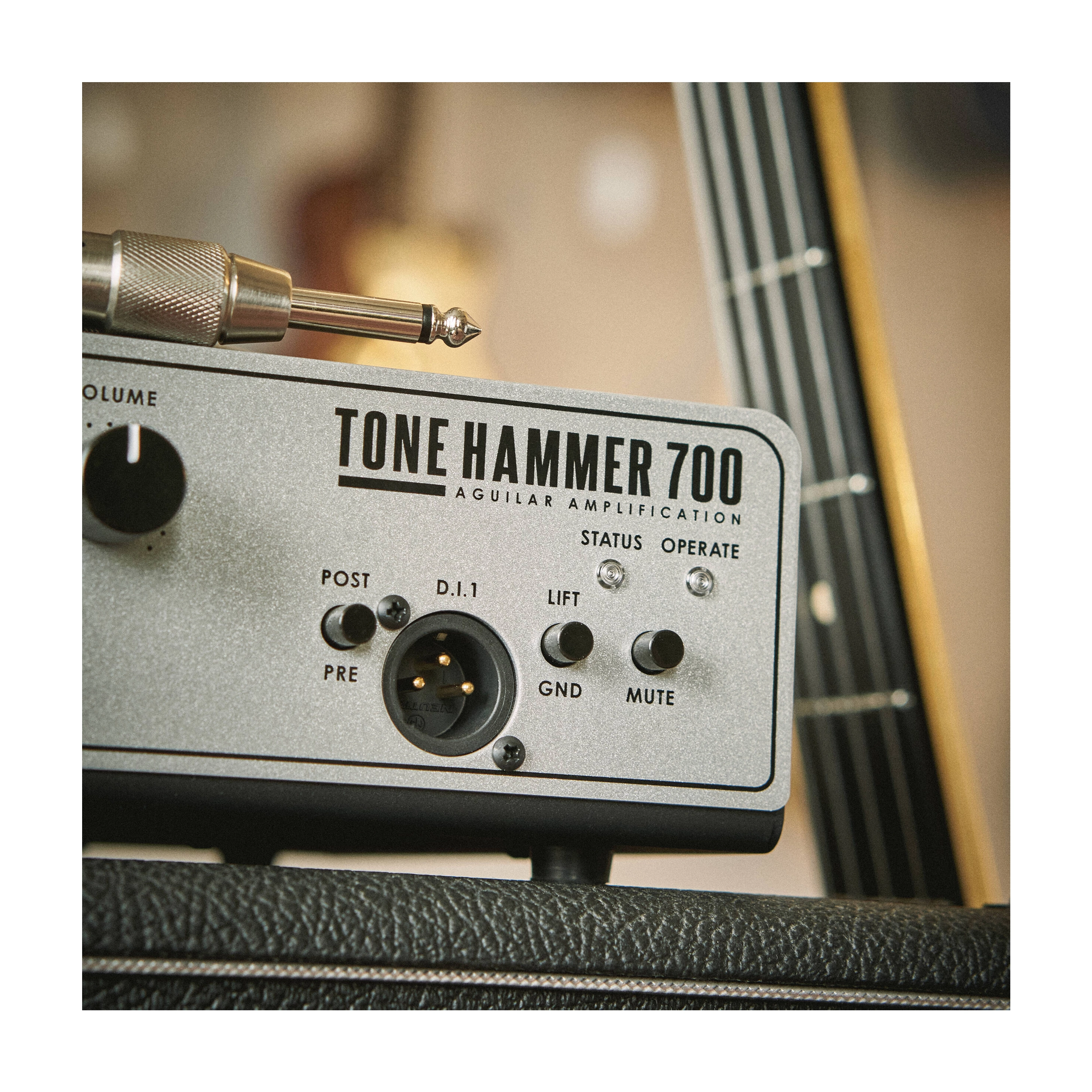 Aguilar TH700V2 Tone Hammer Gen 2 700W Bass Amp Head - Professional Bass Amplifier for Live Performances & Studio Recording