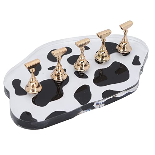 Magnetic Nail Art Display Stand - Nail Tip Holder with Strong Base for Manicure Practice, Home Salon & Professional Makeup | Perfect for Nail Artists, DIY Enthusiasts & Beauty Salons