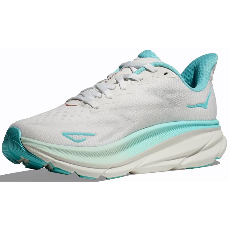HOKA Women's Clifton 9 Running Shoes - Lightweight Cushioned Sneakers for Road Running, Walking & Gym Workouts | Perfect for Marathon Training, Jogging & Everyday Comfort