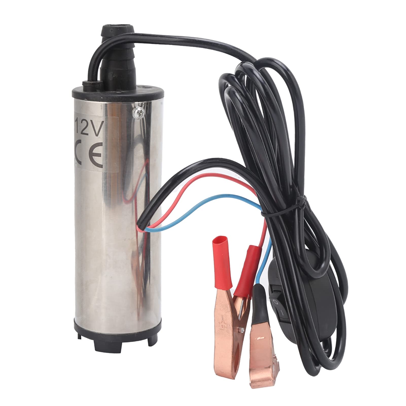 Electric Oil Pump - Self-Priming Mini Suction Pump with 240cm Power Cord | Lightweight Portable for Cars, Motorcycles & Vehicles | Ideal for Oil Changes, Fluid Transfer & Maintenance