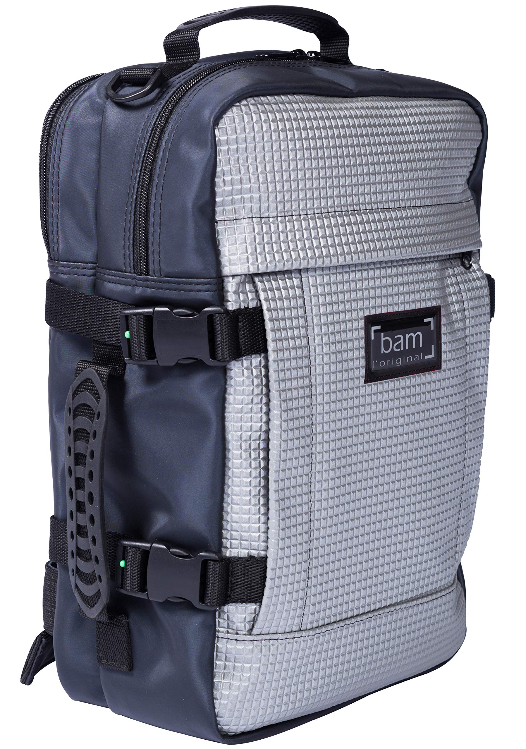 Premium Bam A+ Backpack for Laptops & Tech Accessories - Waterproof Grey Computer Backpack for Work, School & Travel | Fits 15.6