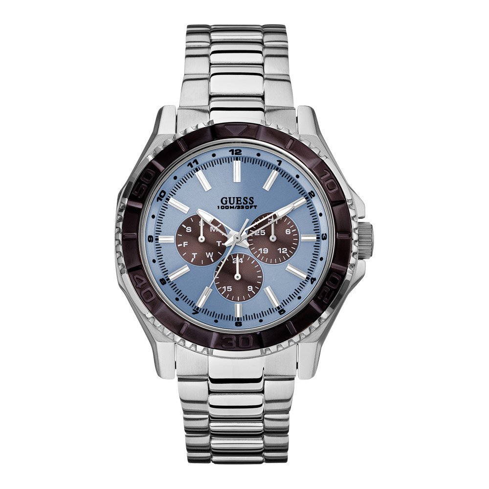 Guess Gents F14 Men's Watch W0479G2 - Stylish Analog Watch for Business, Casual & Formal Occasions