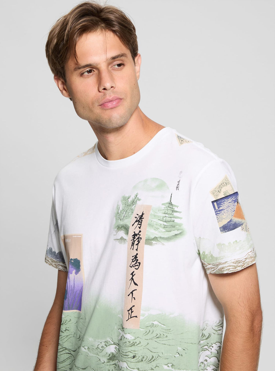 Eco-Friendly White Pacific Daydream T-Shirt for Men & Women - Casual Comfort Fit Cotton Tee for Beach, Travel, and Everyday Wear