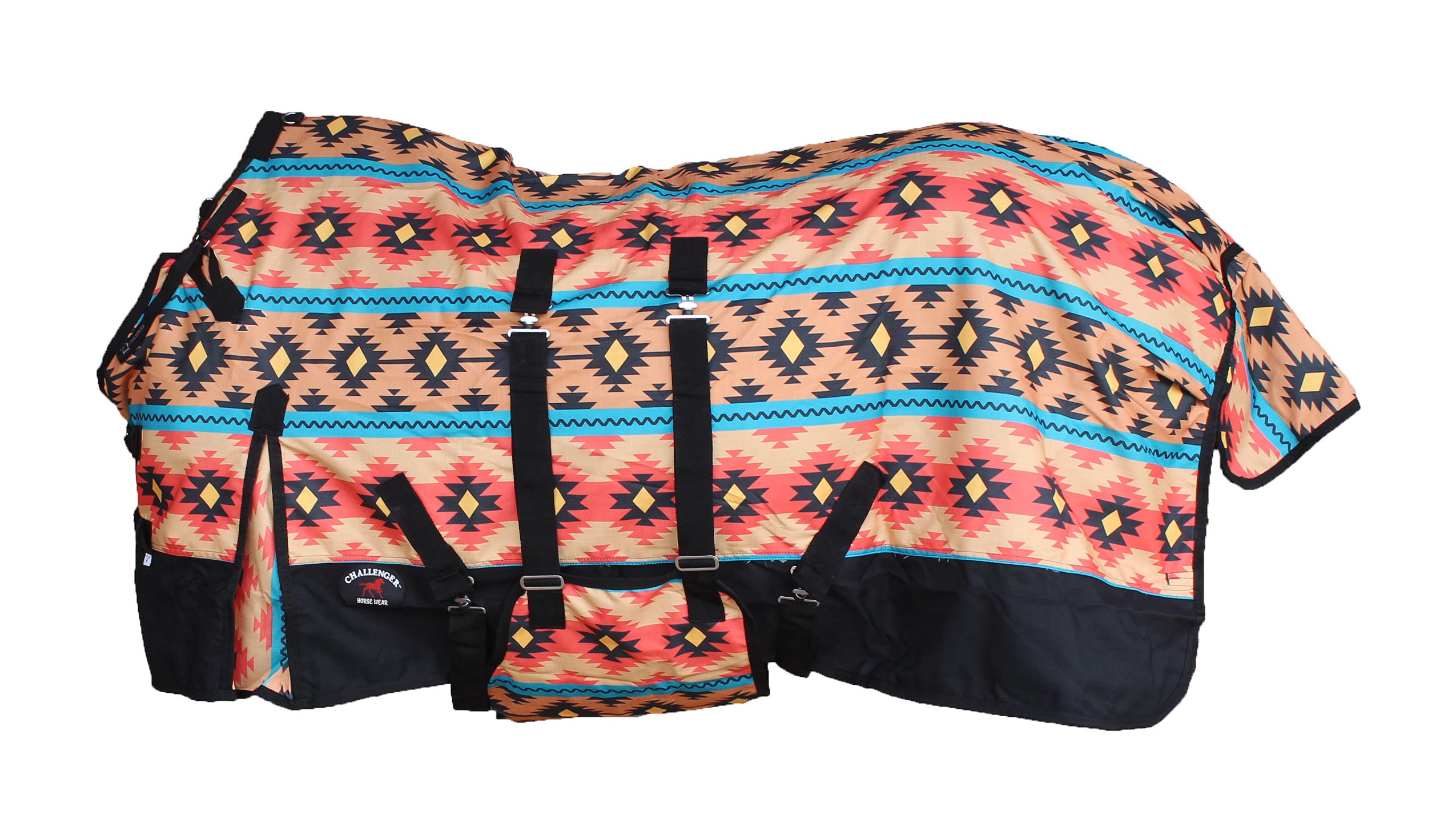 1200D Heavy Duty Waterproof Horse Turnout Blanket for Winter - Warm & Durable Stable Rug for Cold Weather Riding & Outdoor Use
